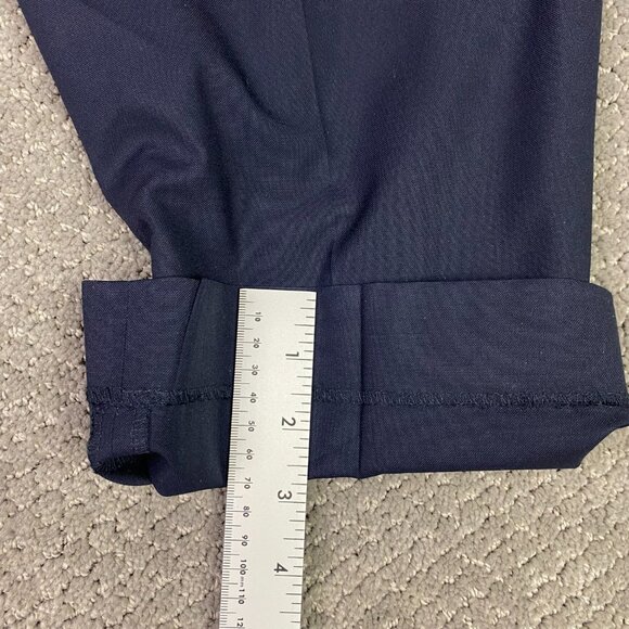 J. CREW Crosby Loro Piana Suit Pants Dress Mens 35 x 30 Fits 37 x 29.5 Navy Wool - Picture 11 of 16